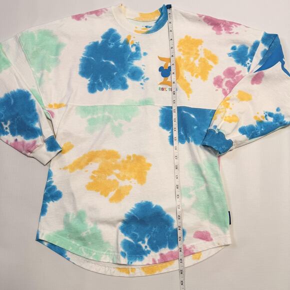 Disneyland Resort Spirit Jersey Shirt Womens XS Pastel Tie Dye Long Sleeve - Picture 7 of 12
